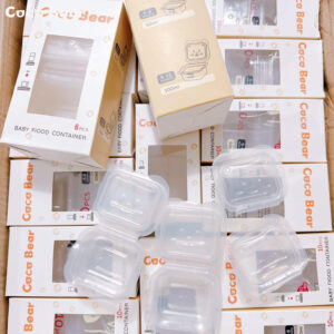 Hộp Coco Bear được làm từ chất liệu nhựa PP cao cấp