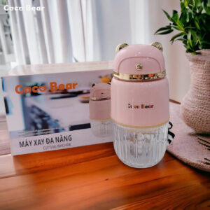 Máy xay Coco Bear màu hồng