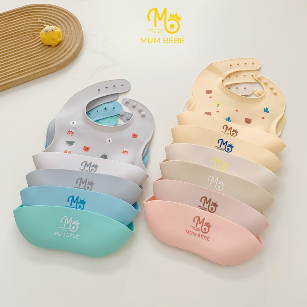 Yếm ăn dặm silicon Mumbebe phù hợp với tất cả các kiểu ăn dặm hiện nay như: ăn dặm truyền thống, ăn dặm tự chỉ huy, ăn dặm kiểu Nhật,...